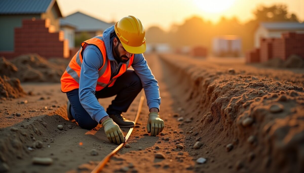 Quelle profondeur pour une fondation supportant un muret de 60 cm de hauteur ?