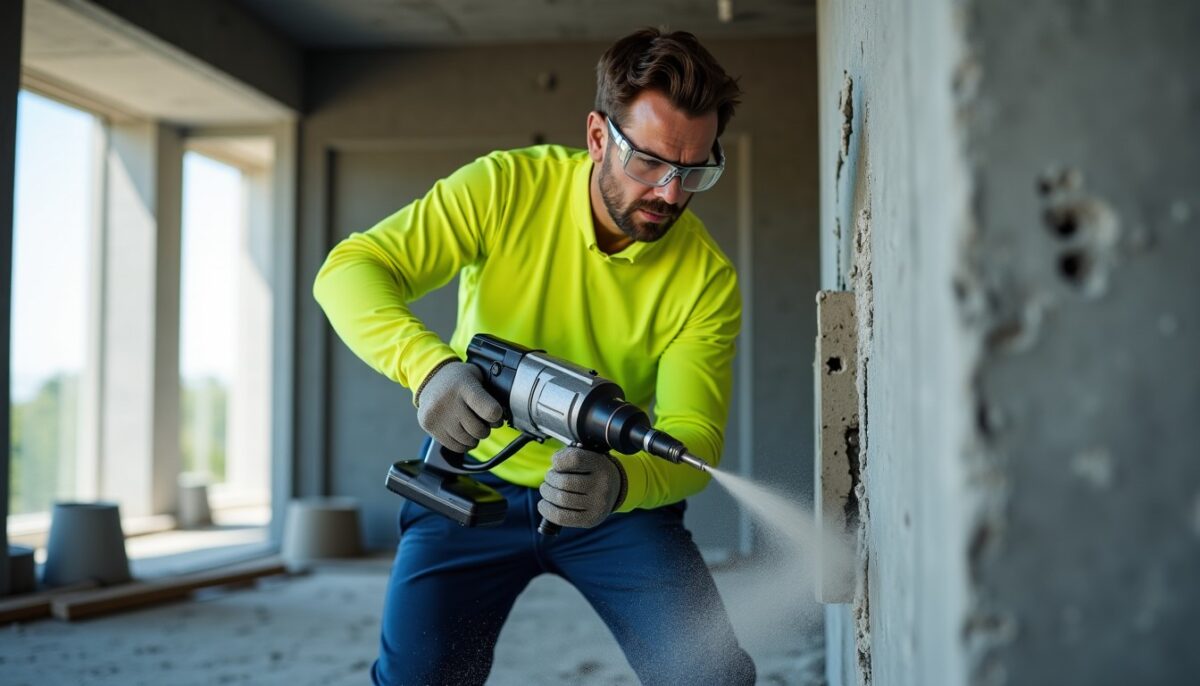 Percer un mur porteur : comment réussir un trou de 10 cm en toute sécurité ?